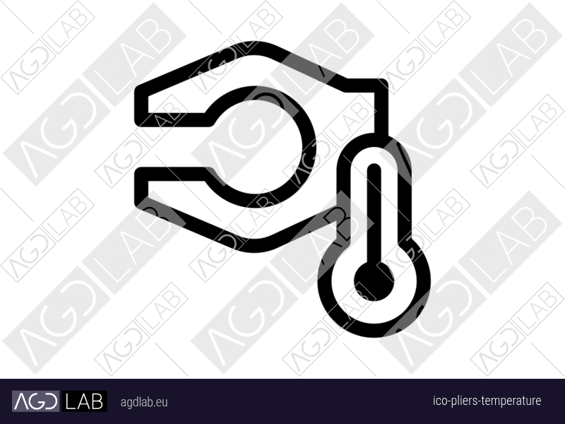 Pliers temperature icon