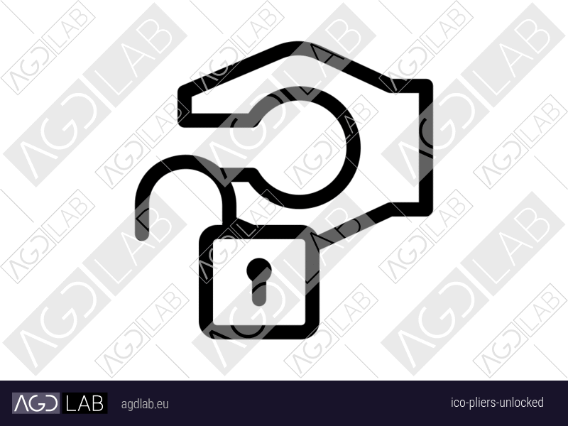 Pliers unlocked icon