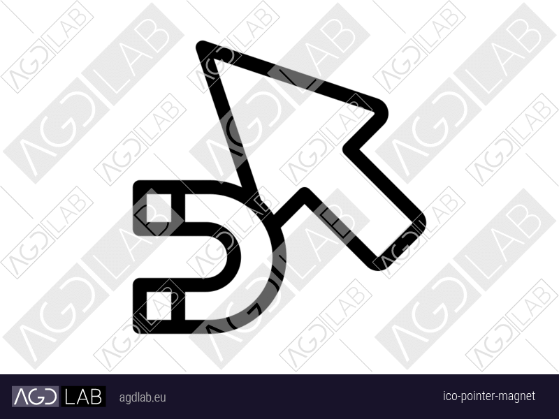 Pointer magnet icon