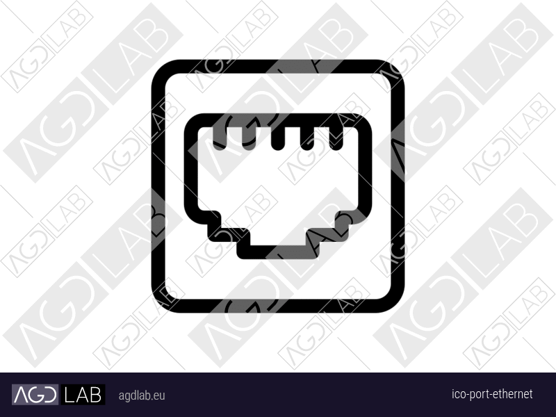 Port ethernet icon