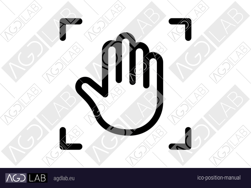 Position manual icon