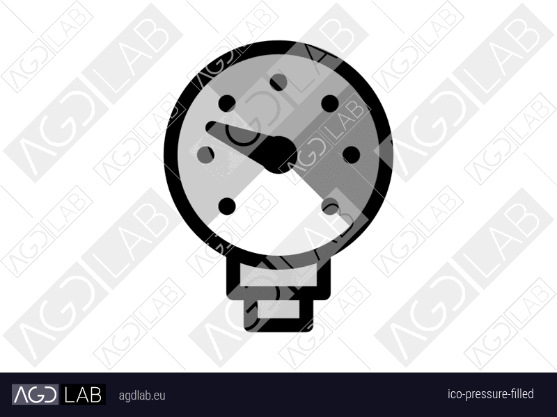 Pressure filled icon