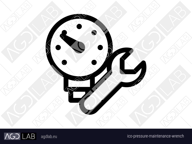 Pressure maintenance wrench icon
