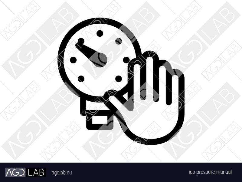 Pressure manual icon