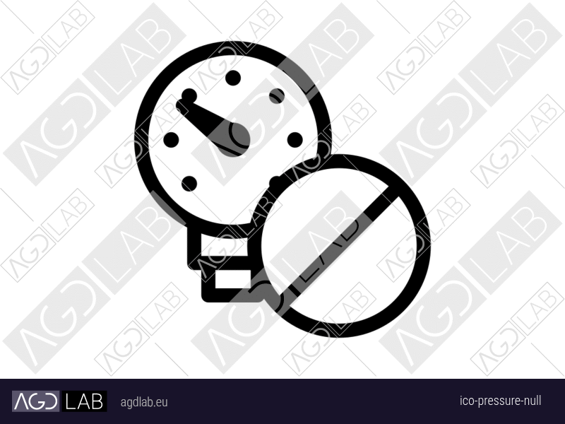 Pressure null icon