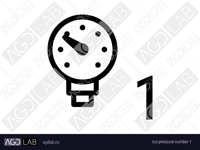 Pressure number 1 icon