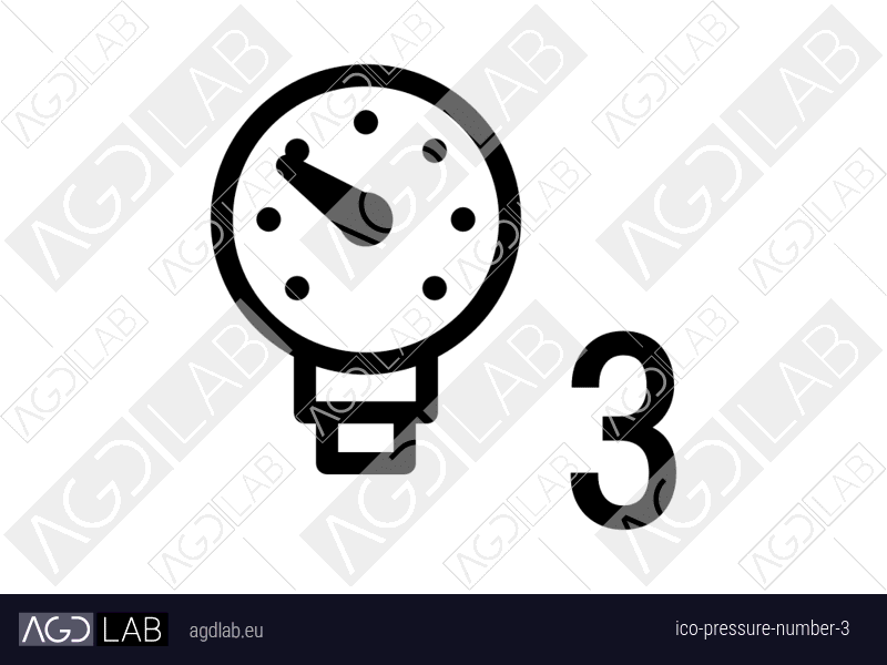 Pressure number 3 icon
