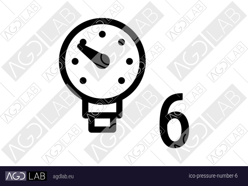 Pressure number 6 icon