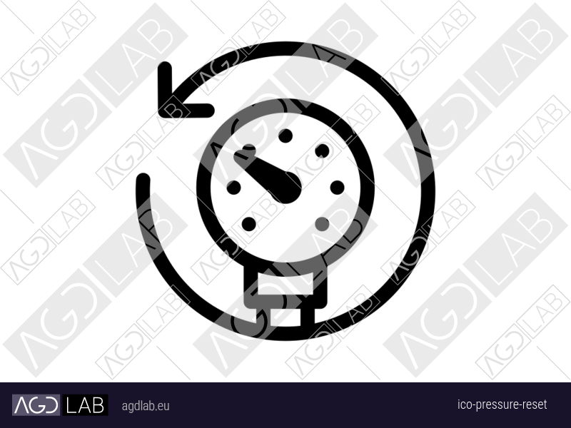 Pressure reset icon