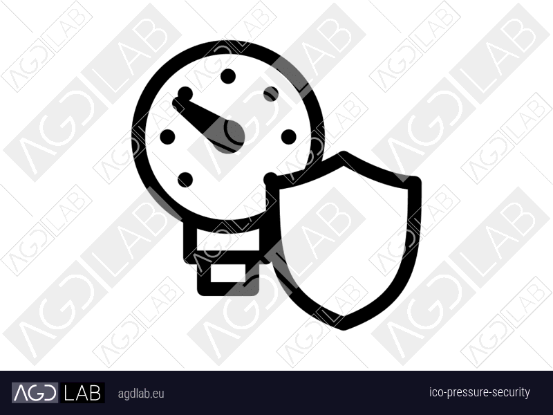 Pressure security icon
