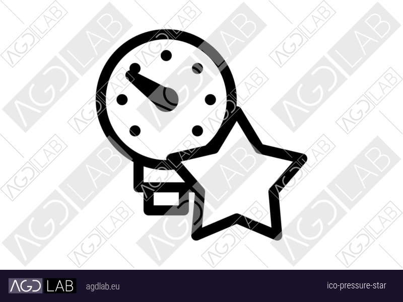 Pressure star icon