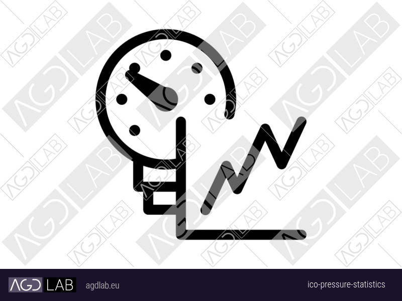 Pressure statistics icon