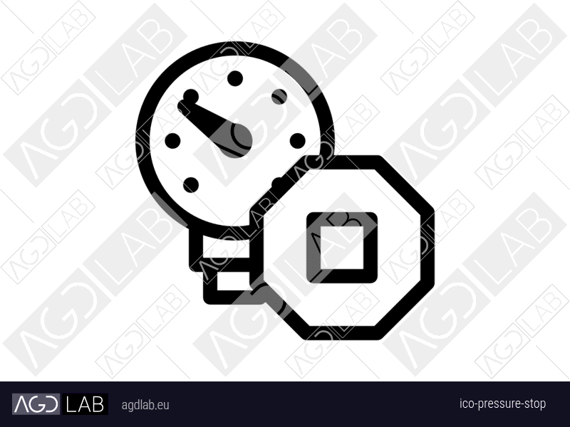 Pressure stop icon