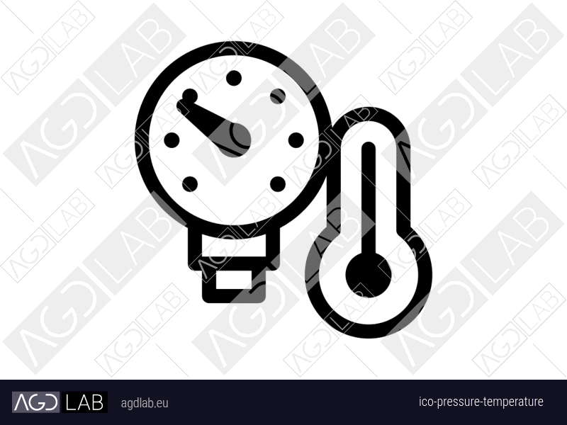 Pressure temperature icon