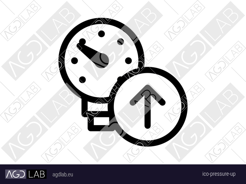 Pressure up icon