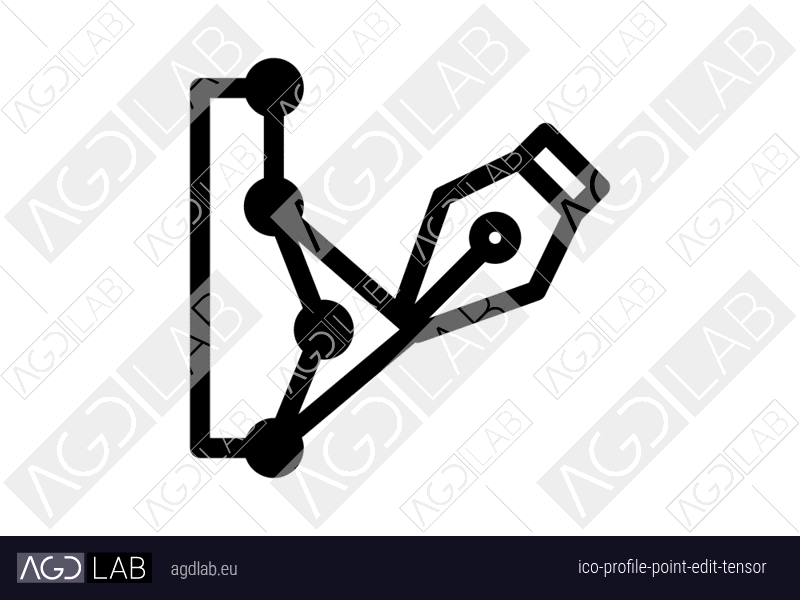 Profile point edit tensor icon
