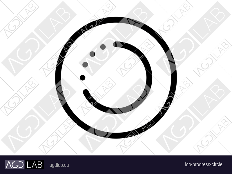 Progress circle icon