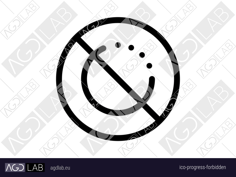 Progress forbidden icon