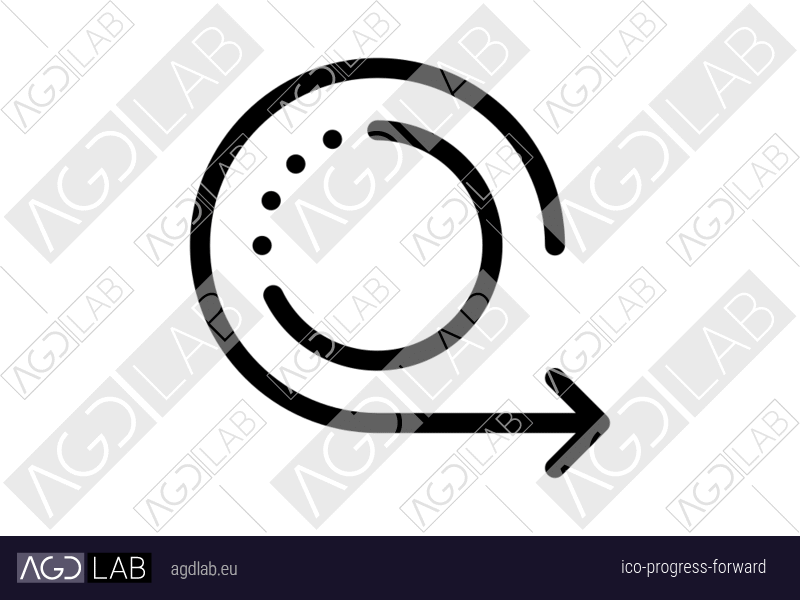 Progress forward icon