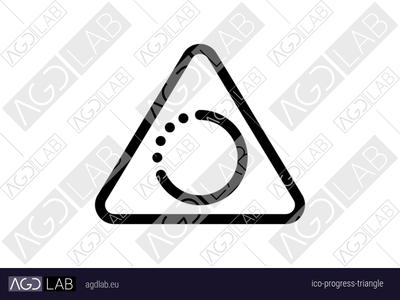 Progress triangle icon