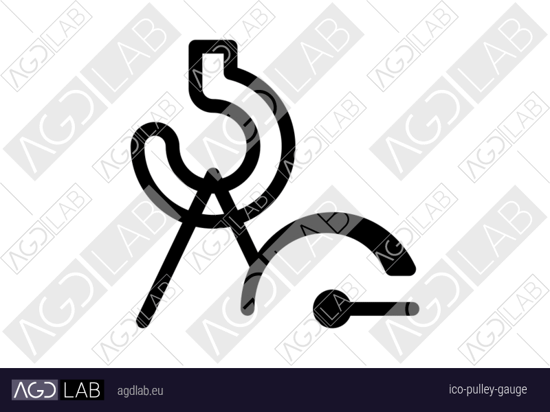 Pulley gauge icon