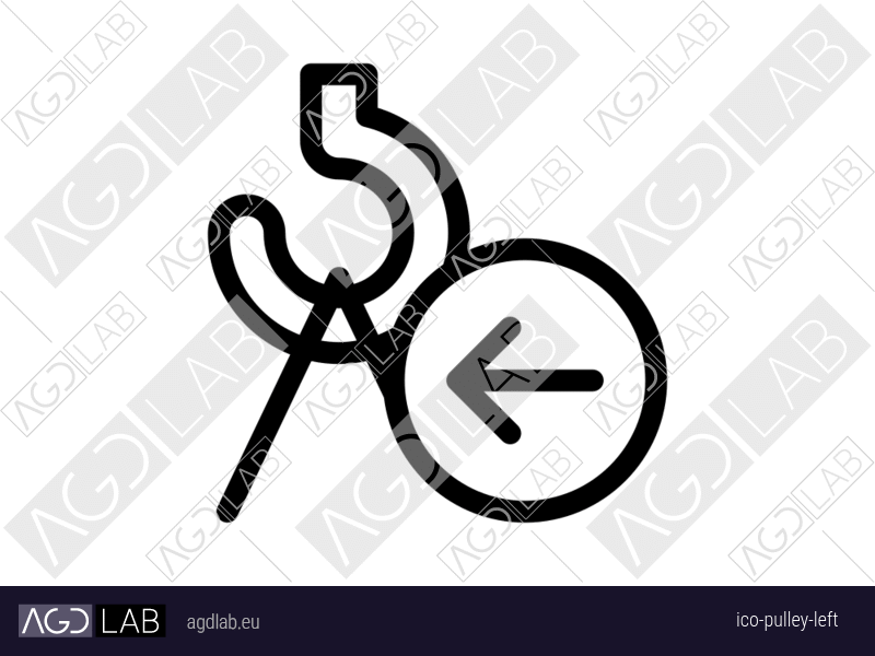 Pulley left icon