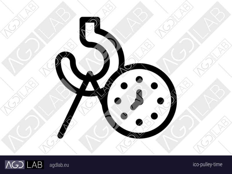 Pulley time icon