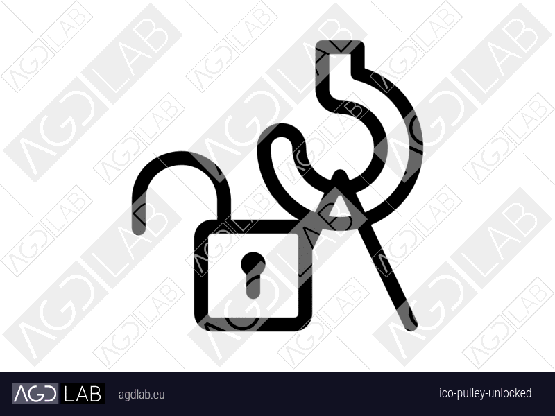 Pulley unlocked icon