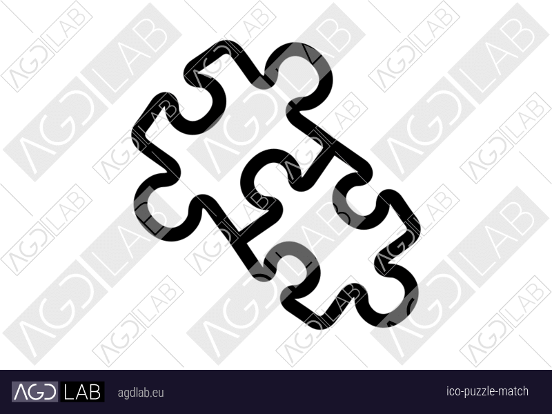 Puzzle match icon