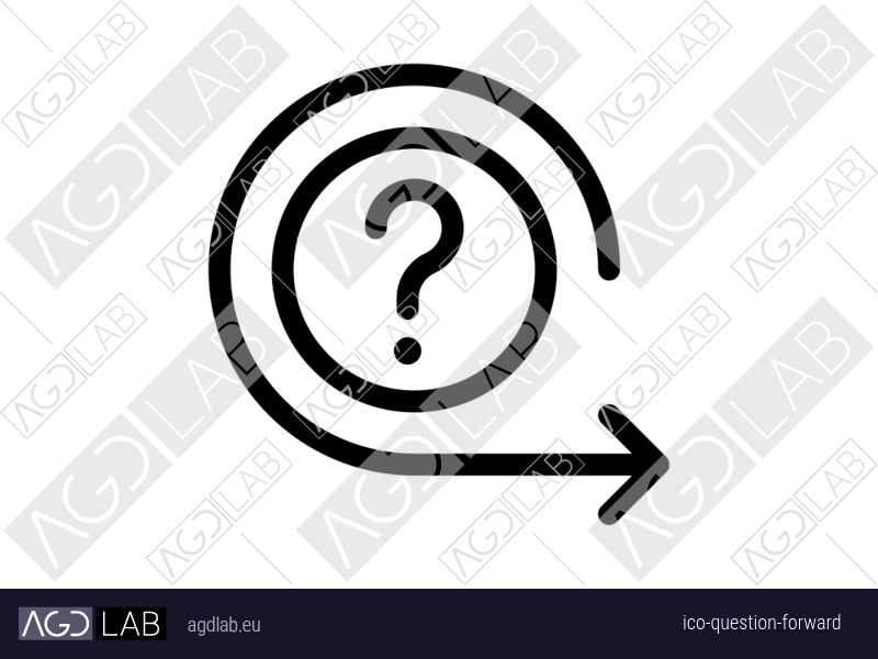 Question forward icon
