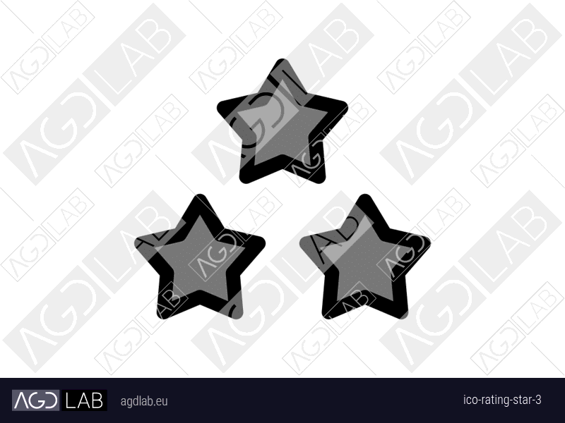Rating star 3 icon