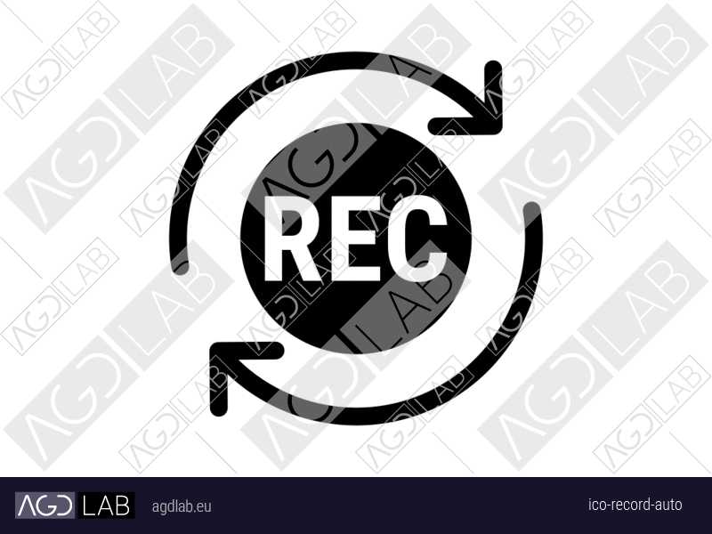 Record auto icon