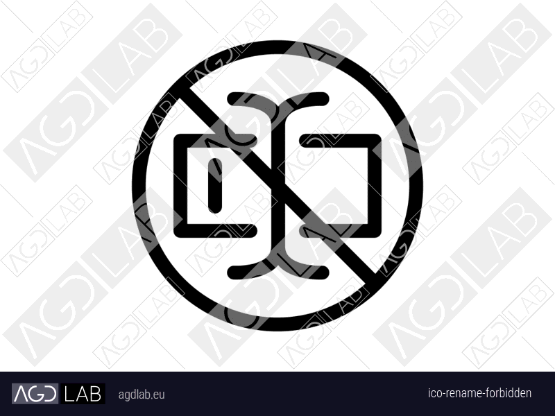 Rename forbidden icon