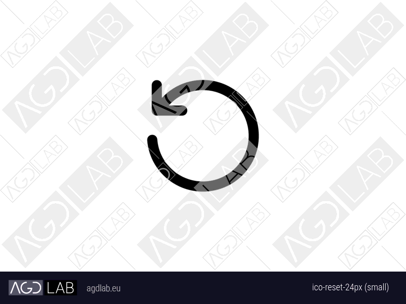 Reset 24px (small) icon