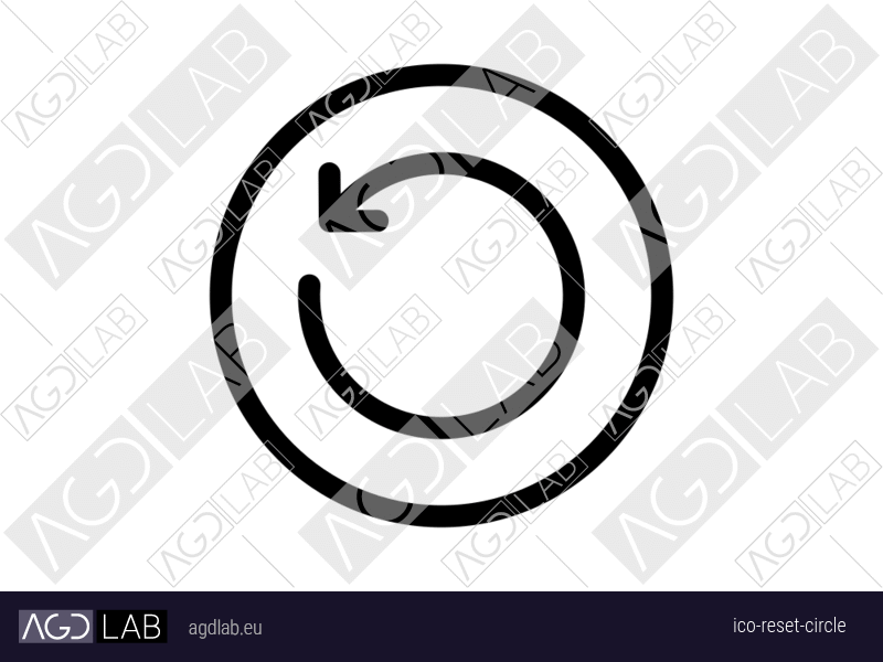 Reset circle icon