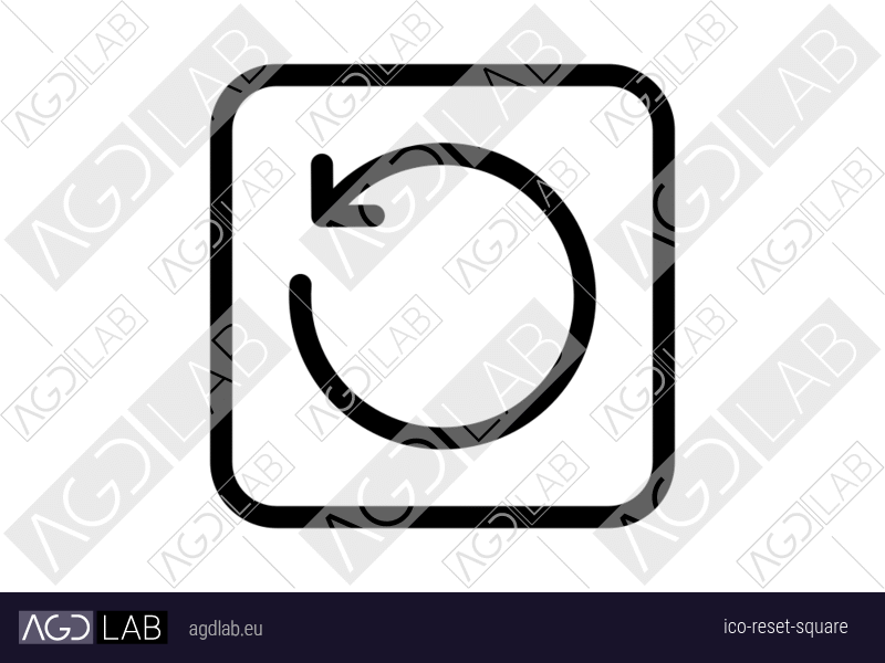 Reset square icon