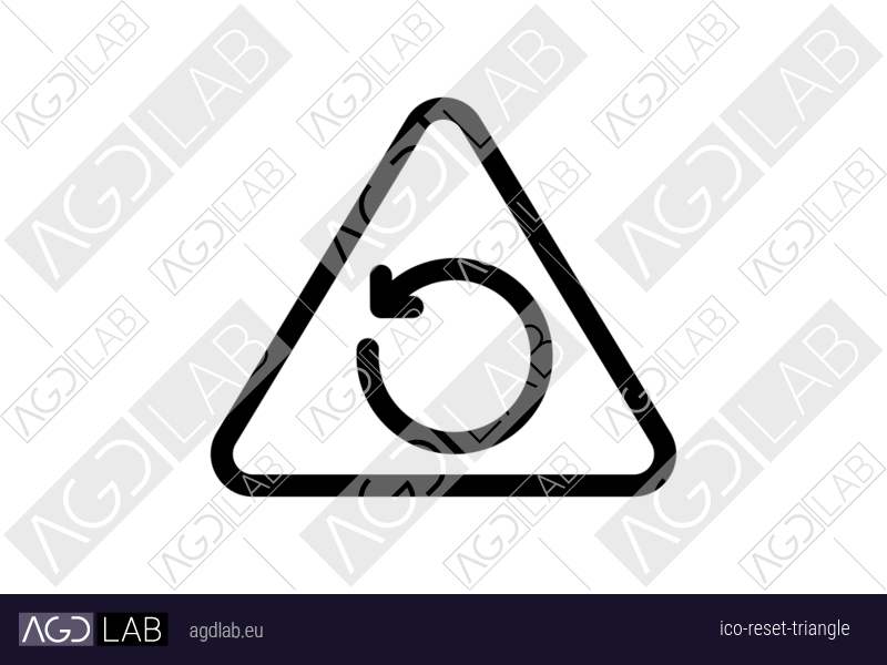 Reset triangle icon