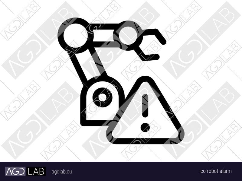 Robot alarm icon