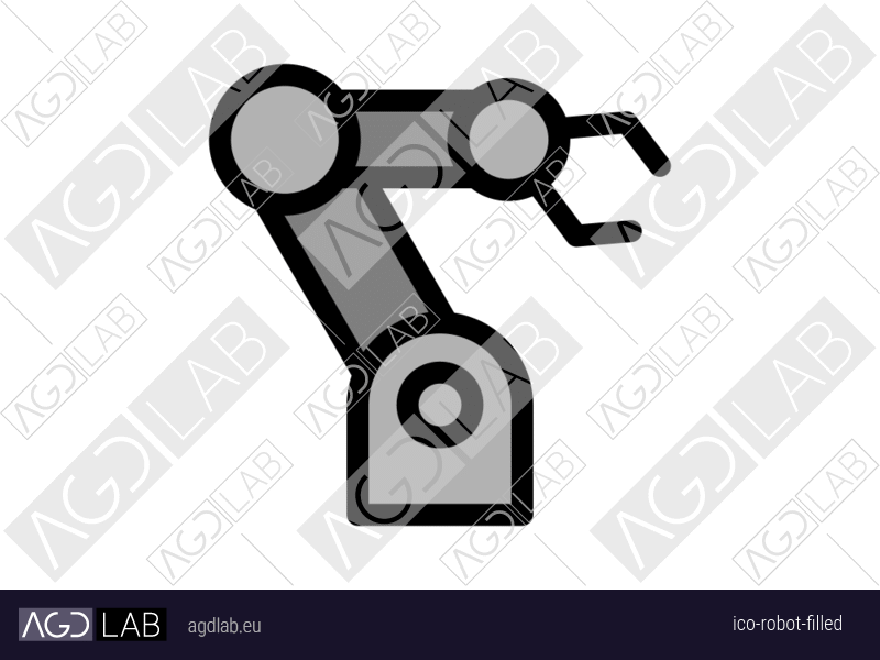 Robot filled icon