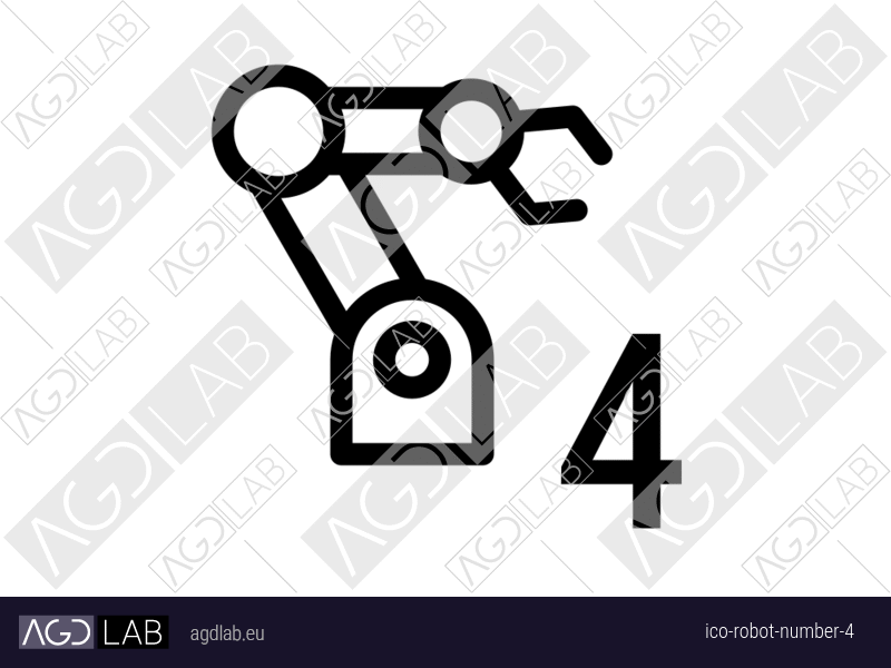 Robot number 4 icon