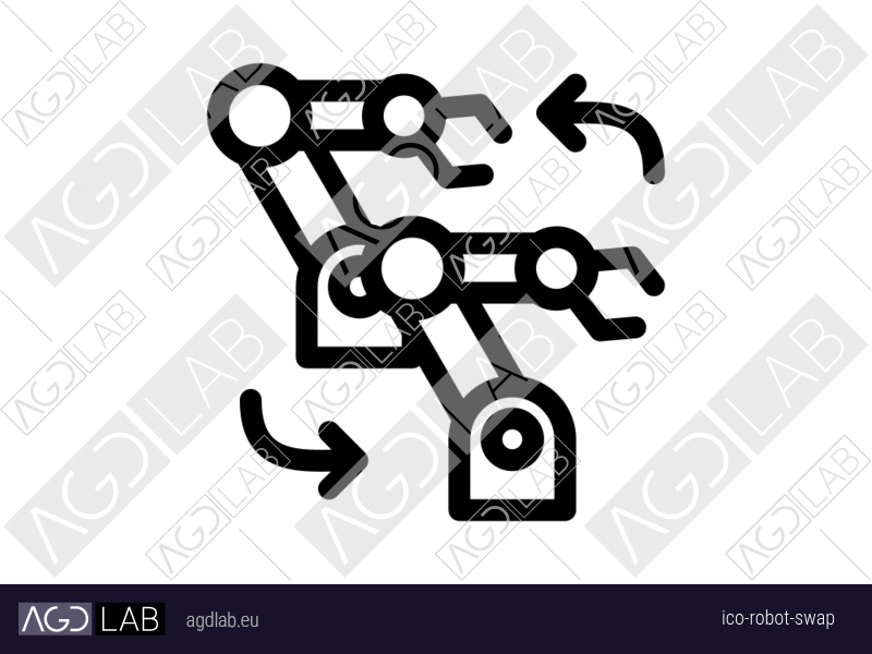 Robot swap icon