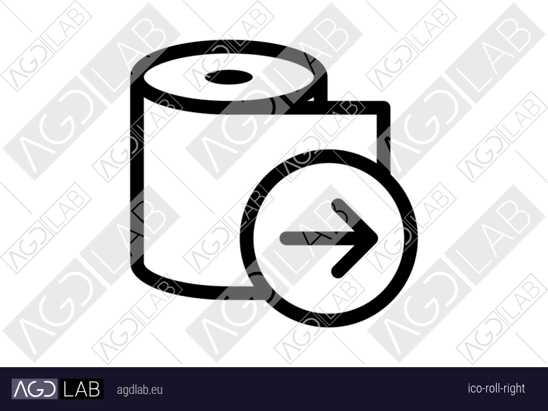 Roll right icon