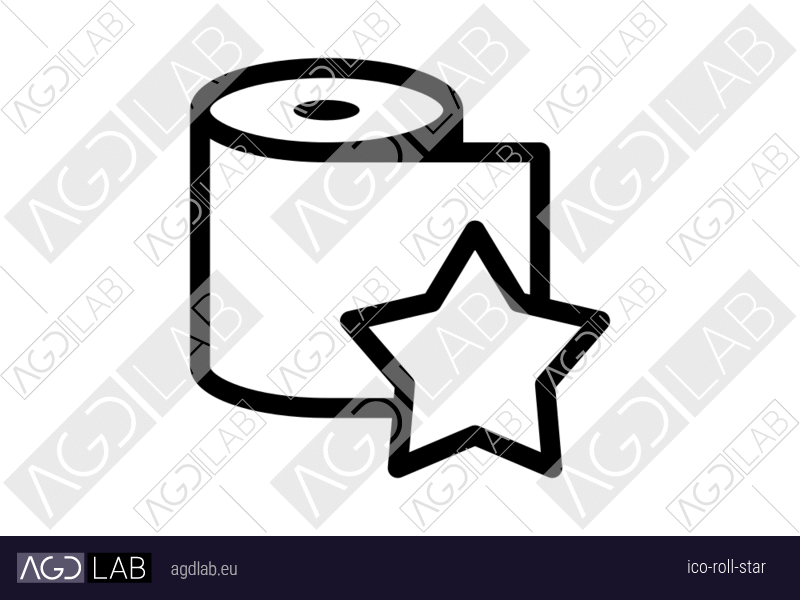Roll star icon