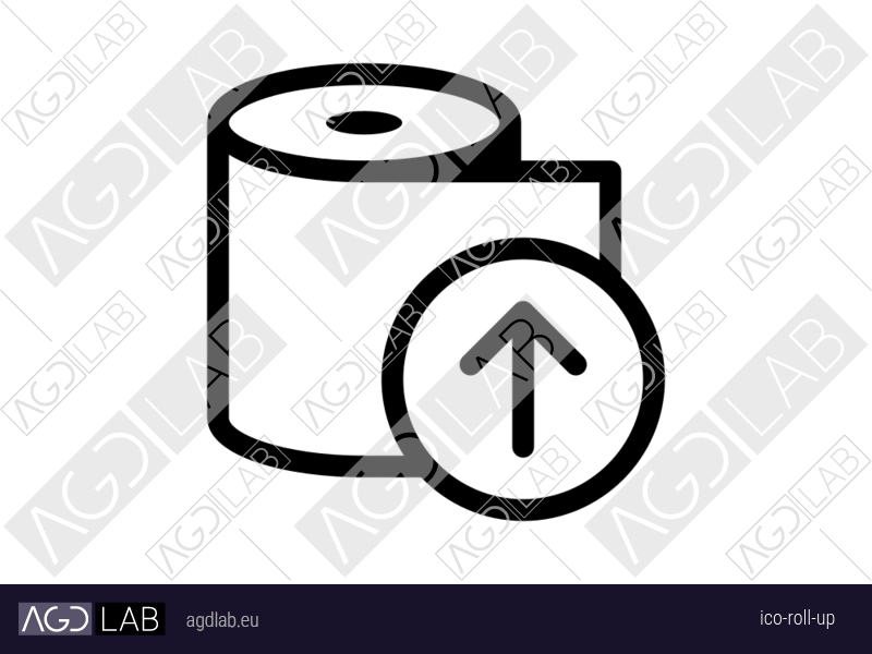 Roll up icon
