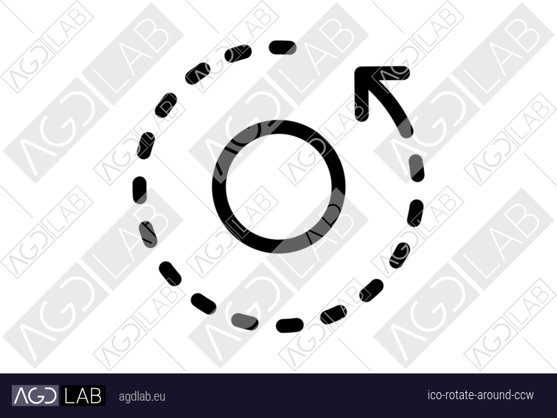 Rotate around ccw icon