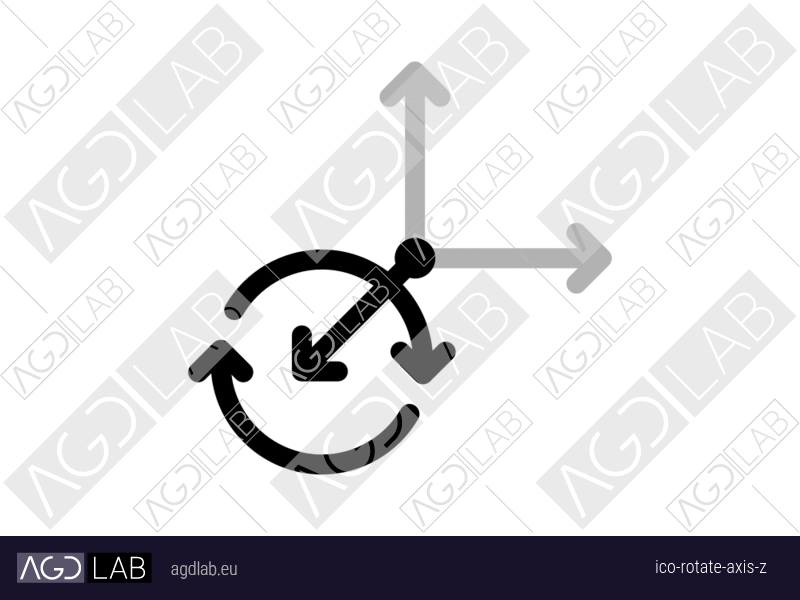 Rotate axis Z icon