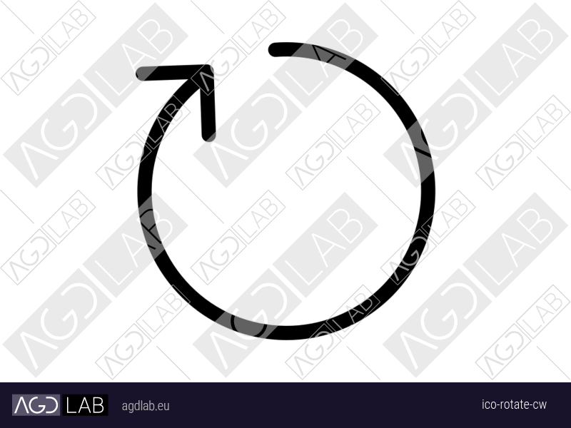 Rotate cw icon