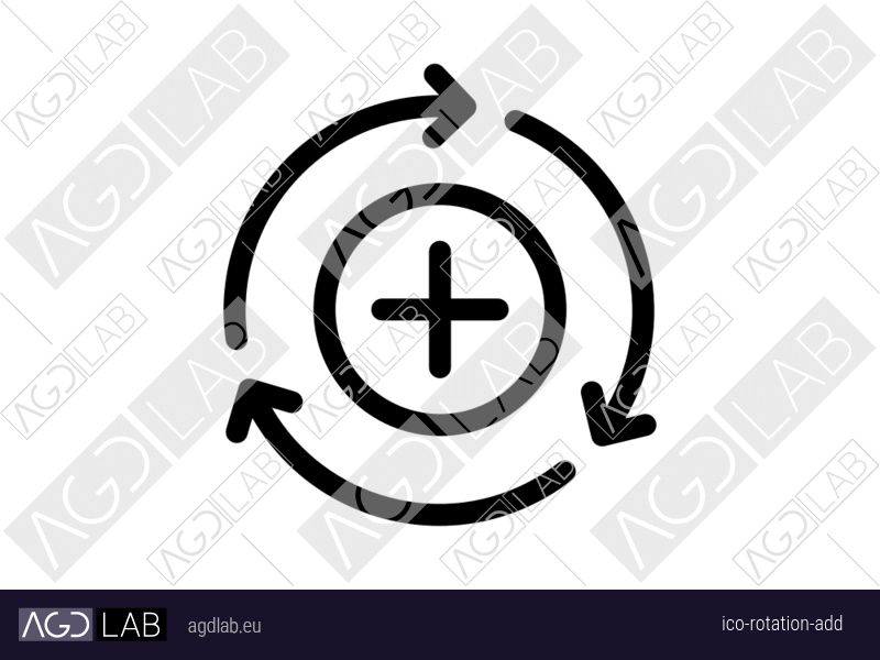 Rotation add icon