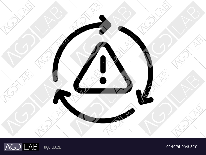 Rotation alarm icon