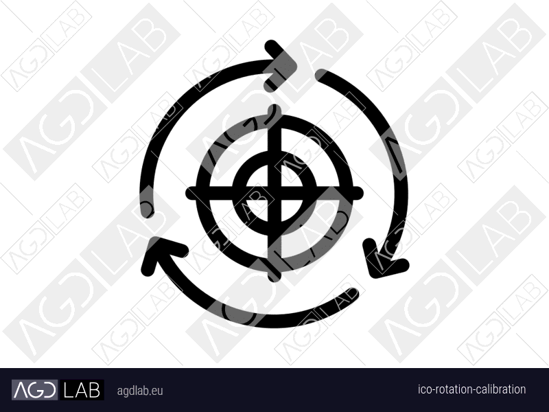 Rotation calibration icon